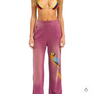 Aviator Nation Purple Textured berry color. Size M good condition.